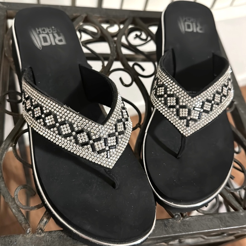 Rio Beach Rhinestone sandals